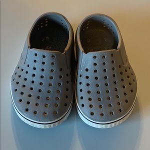 NATIVE GREY MILES shoes -INFANT SIZE 5C